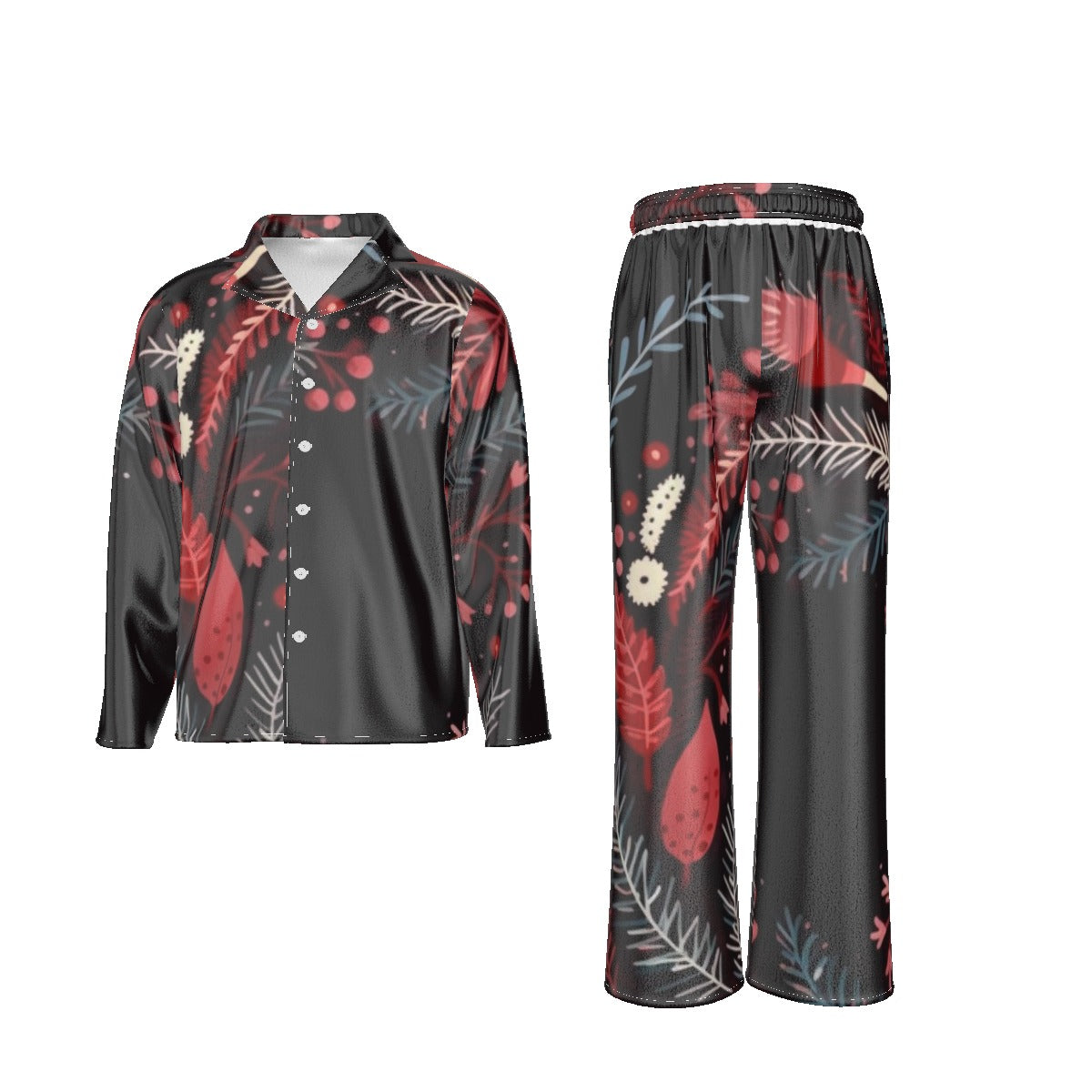 Holiday Men's Lapel Pajama Set