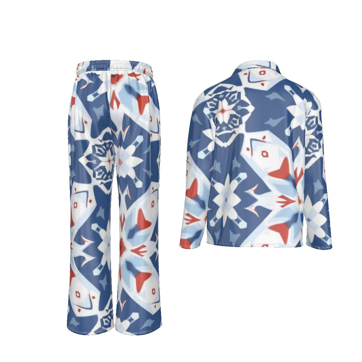 Holiday Men's Lapel Pajama Set