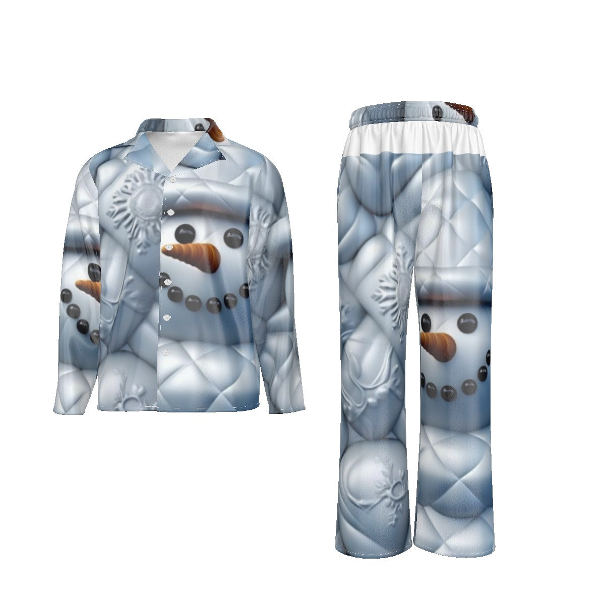 Holiday Men's Lapel Pajama Set