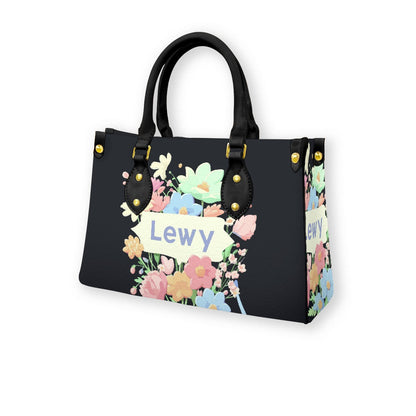 Women's Tote Bag With Black Handle