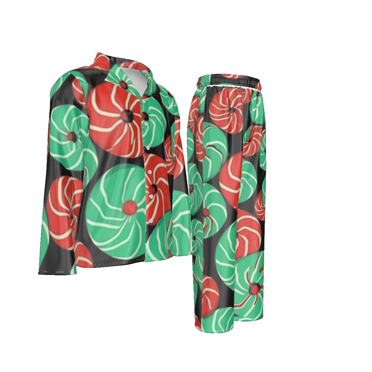 Holiday Men's Lapel Pajama Set