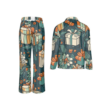 Holiday Men's Lapel Pajama Set