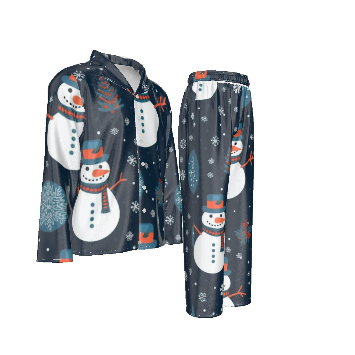 Holiday Men's Lapel Pajama Set