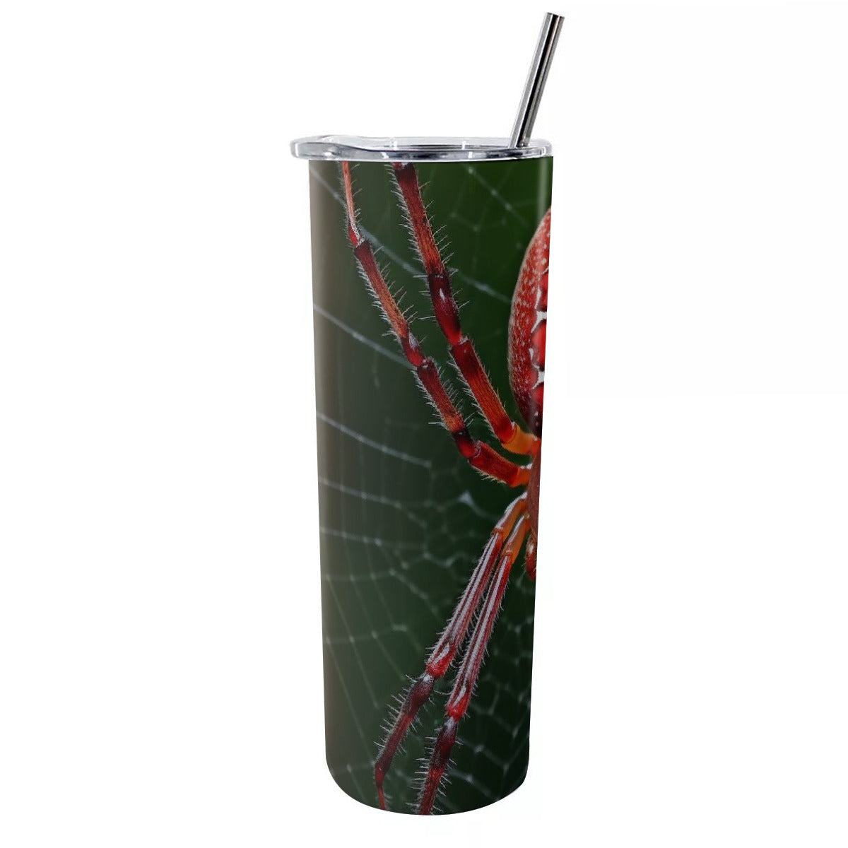 Glitter Tumbler With Stainless Steel Straw 20oz