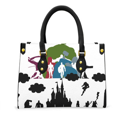 Women's Tote Bag With Black Handle