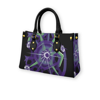 Women's Tote Bag With Black Handle