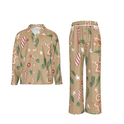 Holiday Men's Lapel Pajama Set