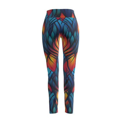 Women's High Waist Leggings | Side Stitch Closure Leggings "Colors"