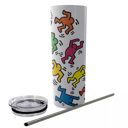 Glitter Tumbler With Stainless Steel Straw 20oz