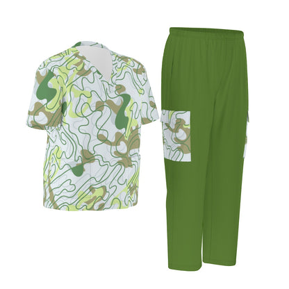 Unisex Scrub Set Birdseye Green and More