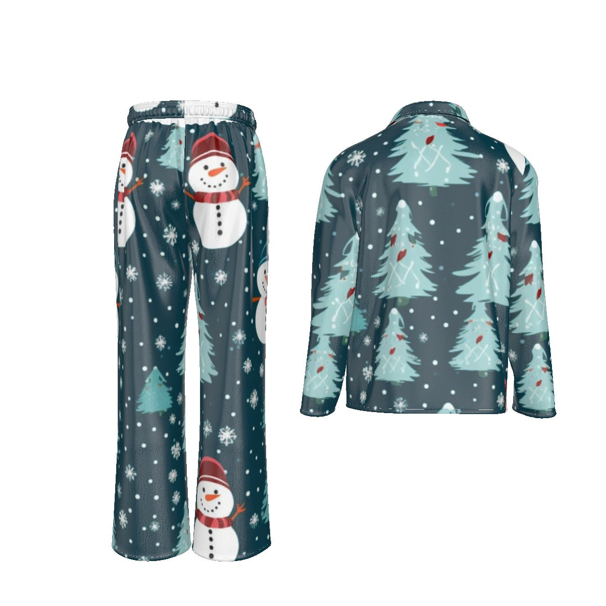 Holiday Men's Lapel Pajama Set