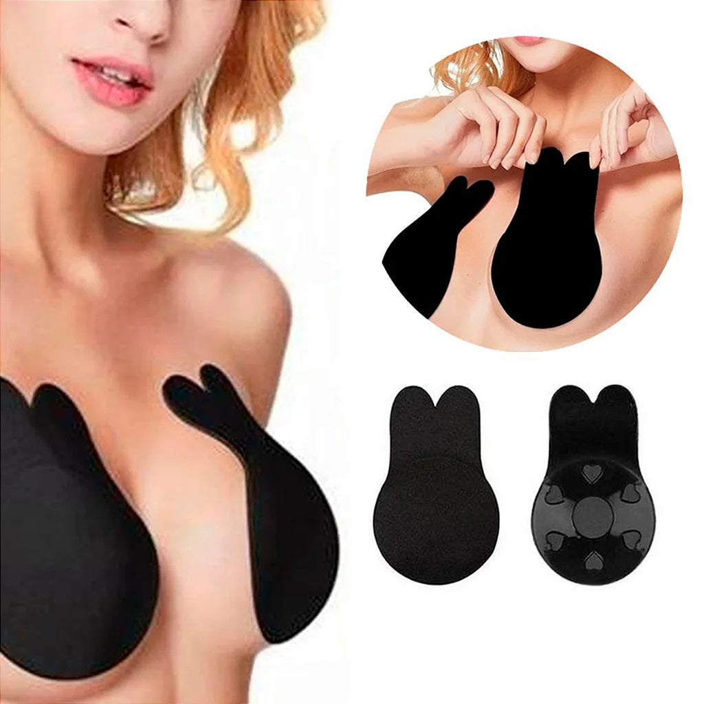 Bra Sticker Raises Breast Invisible Pushup Rabbit Ear