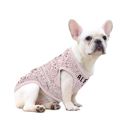 Animal Print Pet Shirt Clothing for Small Medium Dogs Cats