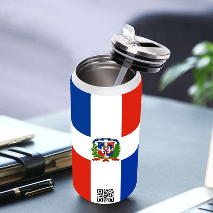 Stainless Steel Cola Can Shaped Coke Cups Travel Tumbler "Hoy se Bebe"