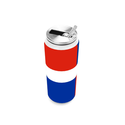 Stainless Steel Cola Can Shaped Coke Cups Travel Tumbler "Hoy se Bebe"