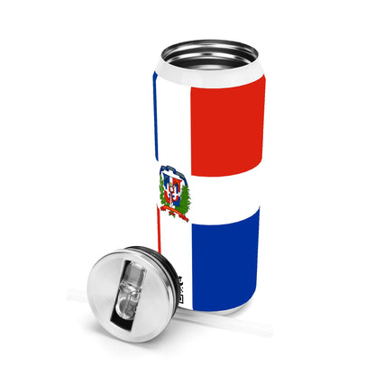 Stainless Steel Cola Can Shaped Coke Cups Travel Tumbler "Hoy se Bebe"