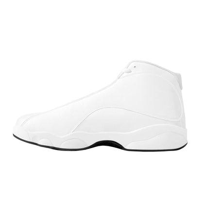 Customizable Basketball Shoes - White