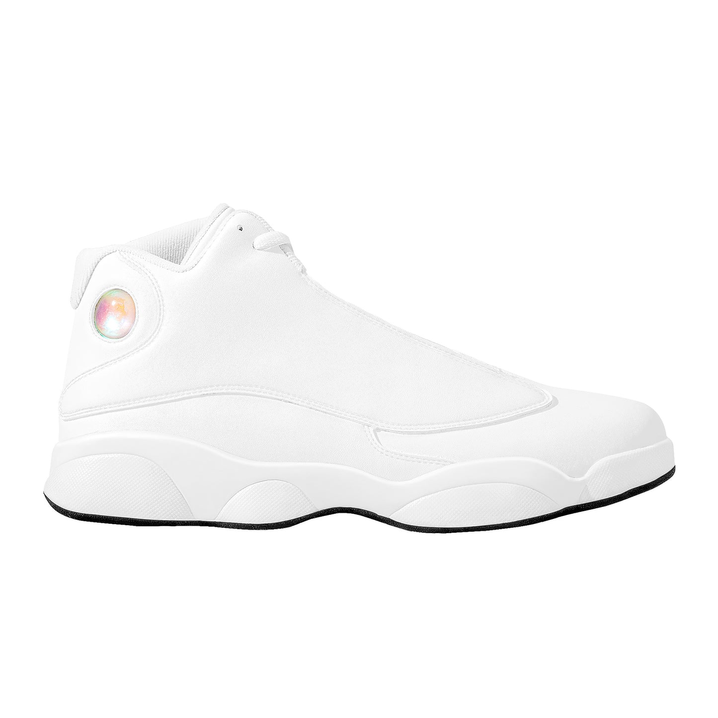 Customizable Basketball Shoes - White