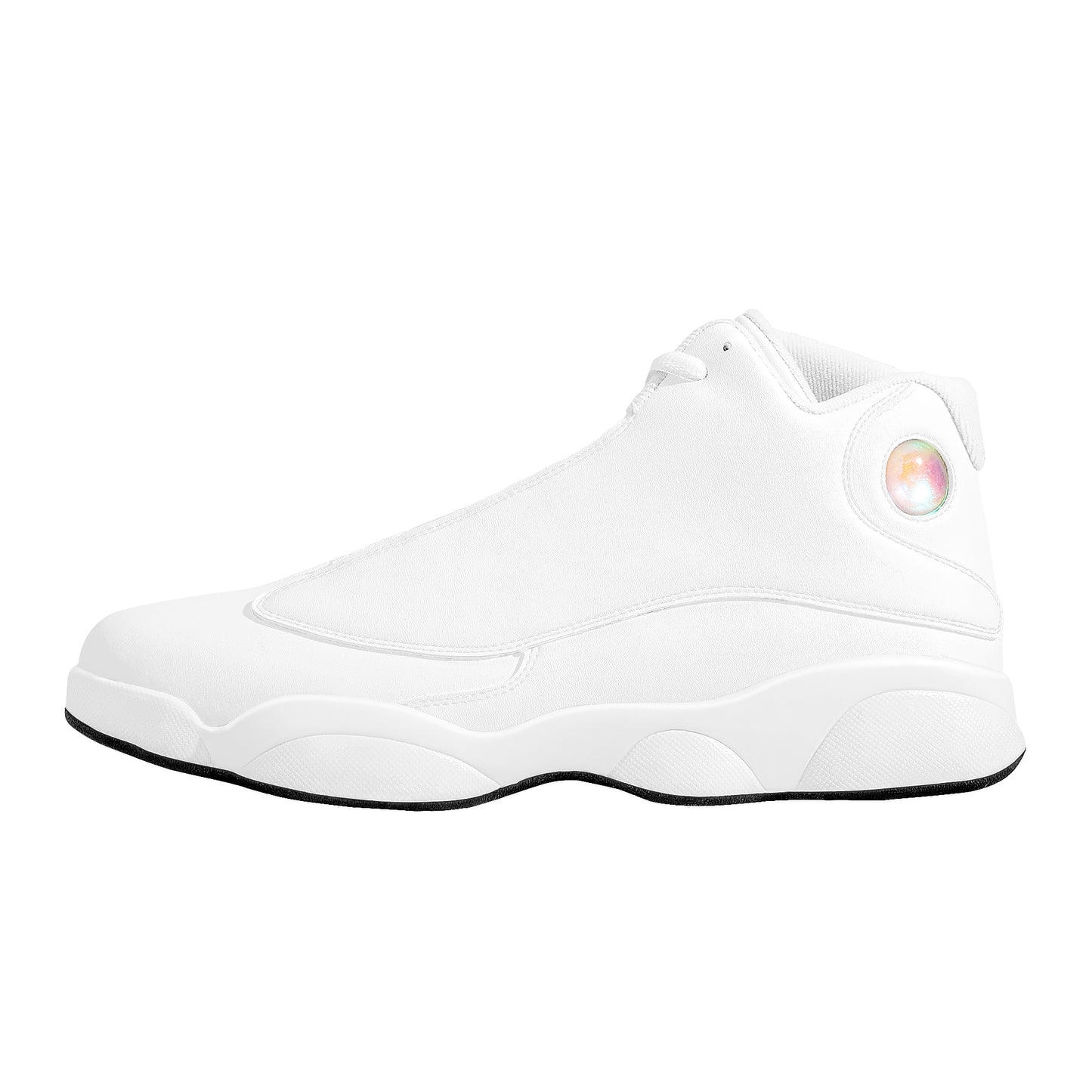 Customizable Basketball Shoes - White