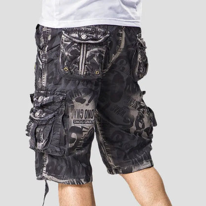 Hiking Camouflage Men's Cargo Shorts Camo Combat Male Bermuda Short Pants Homme