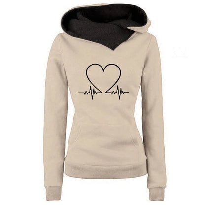 Women's Tracksuit Autumn Winter Warm Hooded Sweatshirts Female