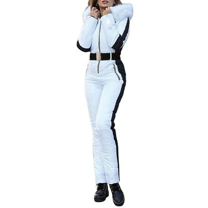 Winter Ski Suit For Women Warm Waterproof Snow Overalls Outdoor Sports Ski Jumpsuit One Piece