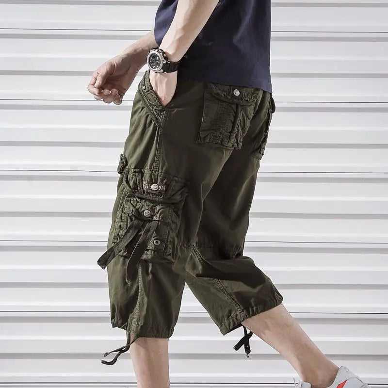 Hiking Camouflage Men's Cargo Shorts Camo Combat Male Bermuda Short Pants Homme