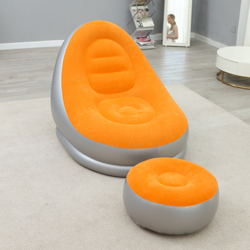 Thicker Inflatable Sofa Lazy Sofa Band Footstool