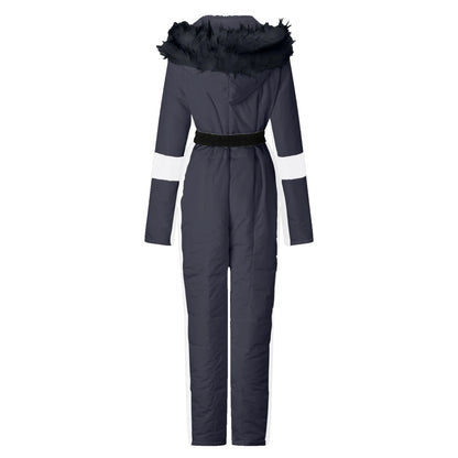 Winter Ski Suit For Women Warm Waterproof Snow Overalls Outdoor Sports Ski Jumpsuit One Piece