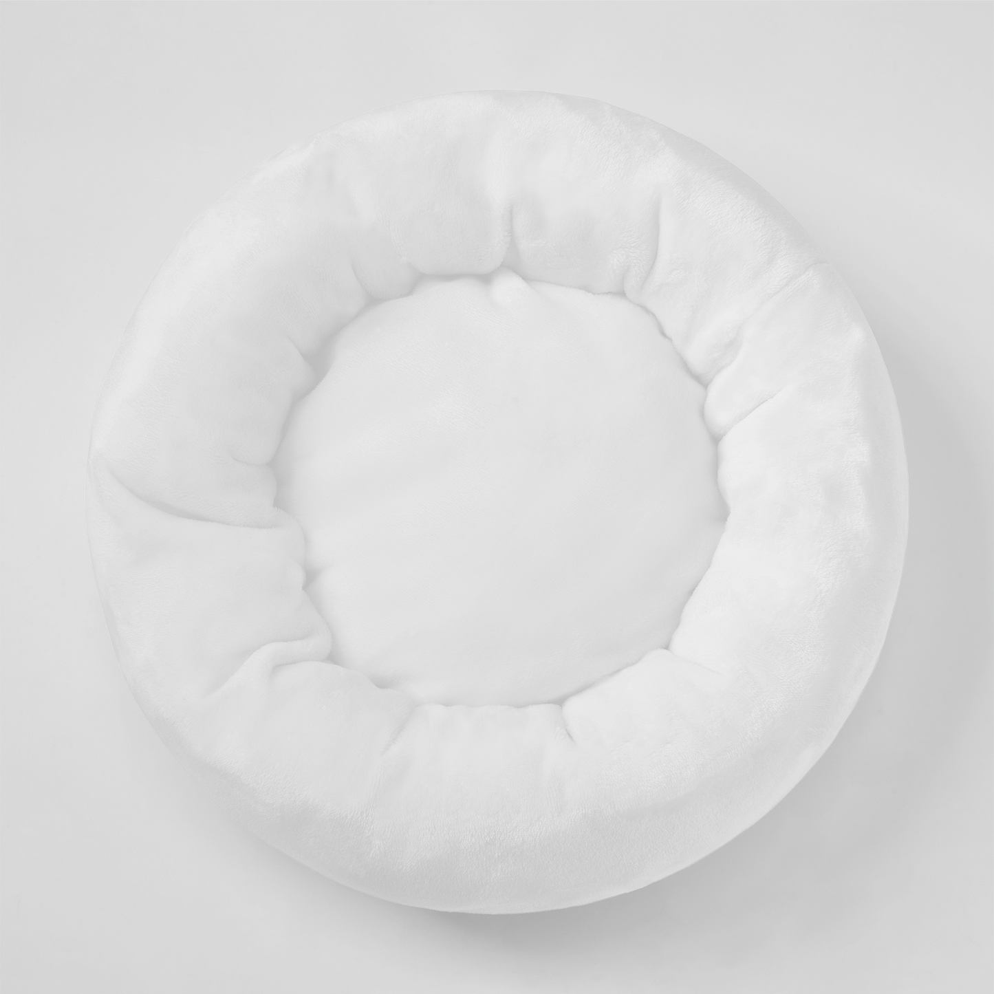 Pet Flannel Round Pet Bed (15X15in)