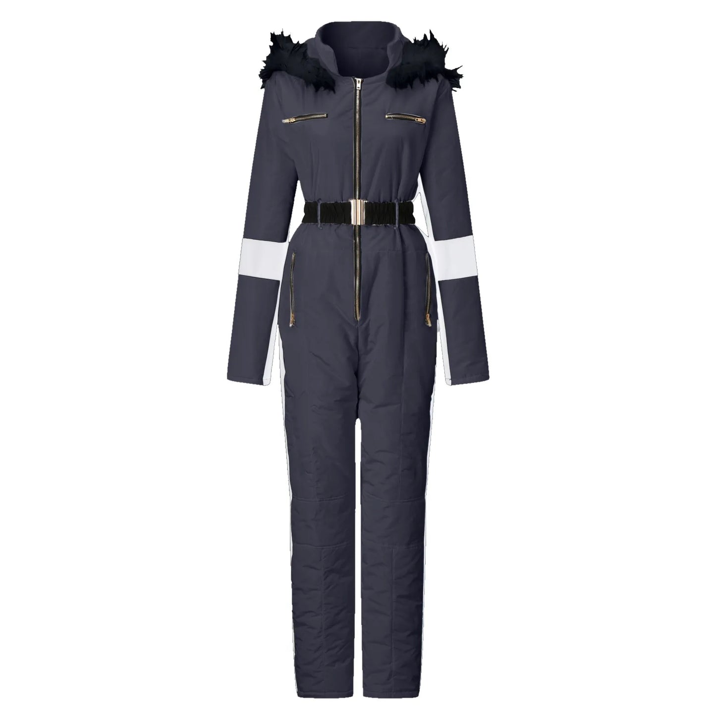 Winter Ski Suit For Women Warm Waterproof Snow Overalls Outdoor Sports Ski Jumpsuit One Piece