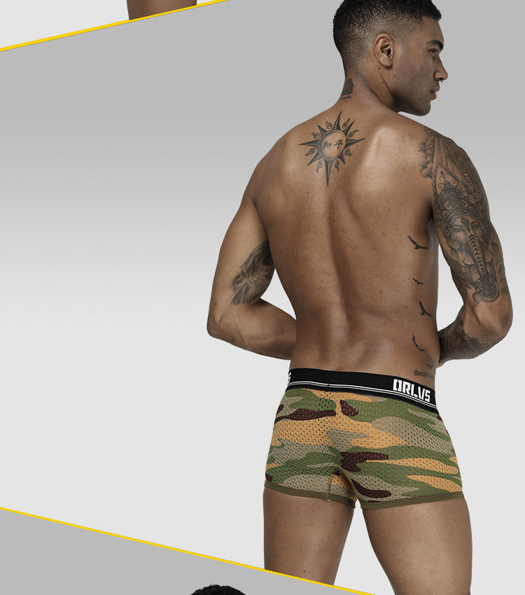 Men's camouflage underwear