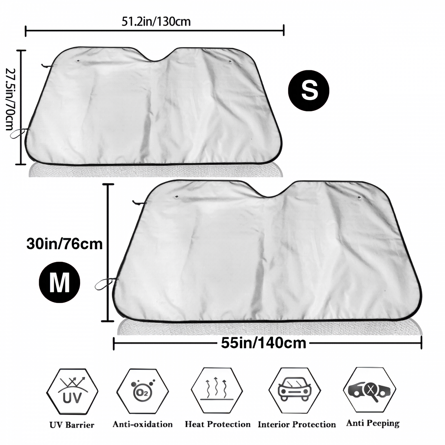 Car Windshield Sunshade (multi-size)