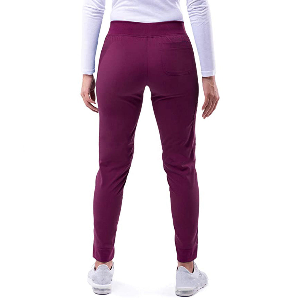 Slim-fit stretch pants