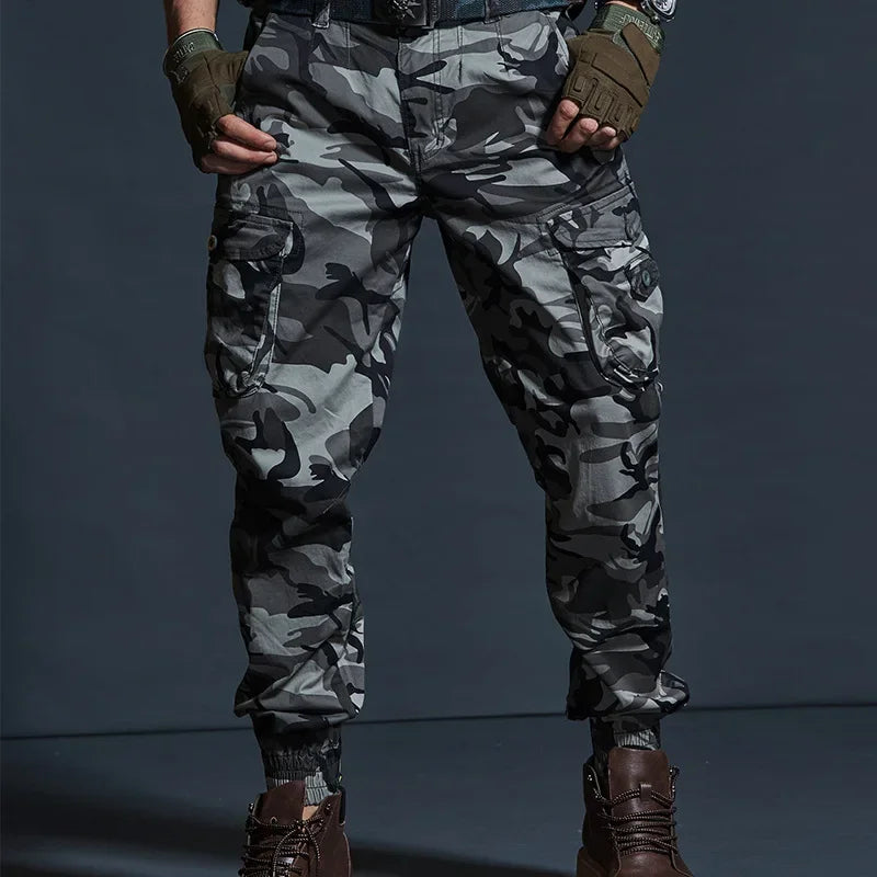 Military Tactical Pants Men's Joggers Camouflage Cargo Casual Pants