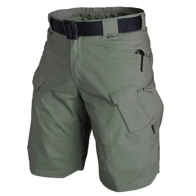 Summer Waterproof Quick Dry Multi-pocket Shorts Men Cargo Shorts Tactical Short Pants Men's