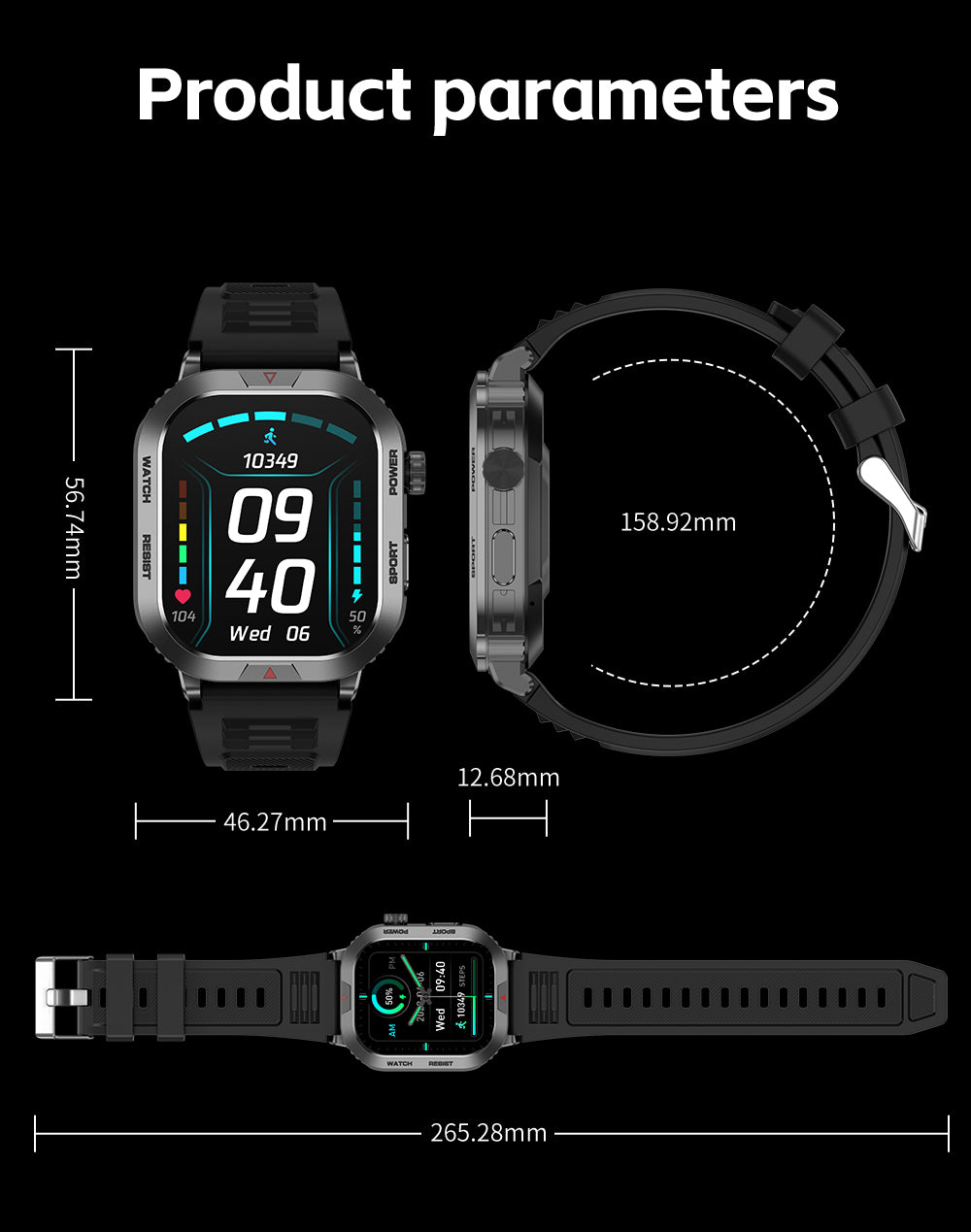 Multifunction Men's Smart Calling Sports watch