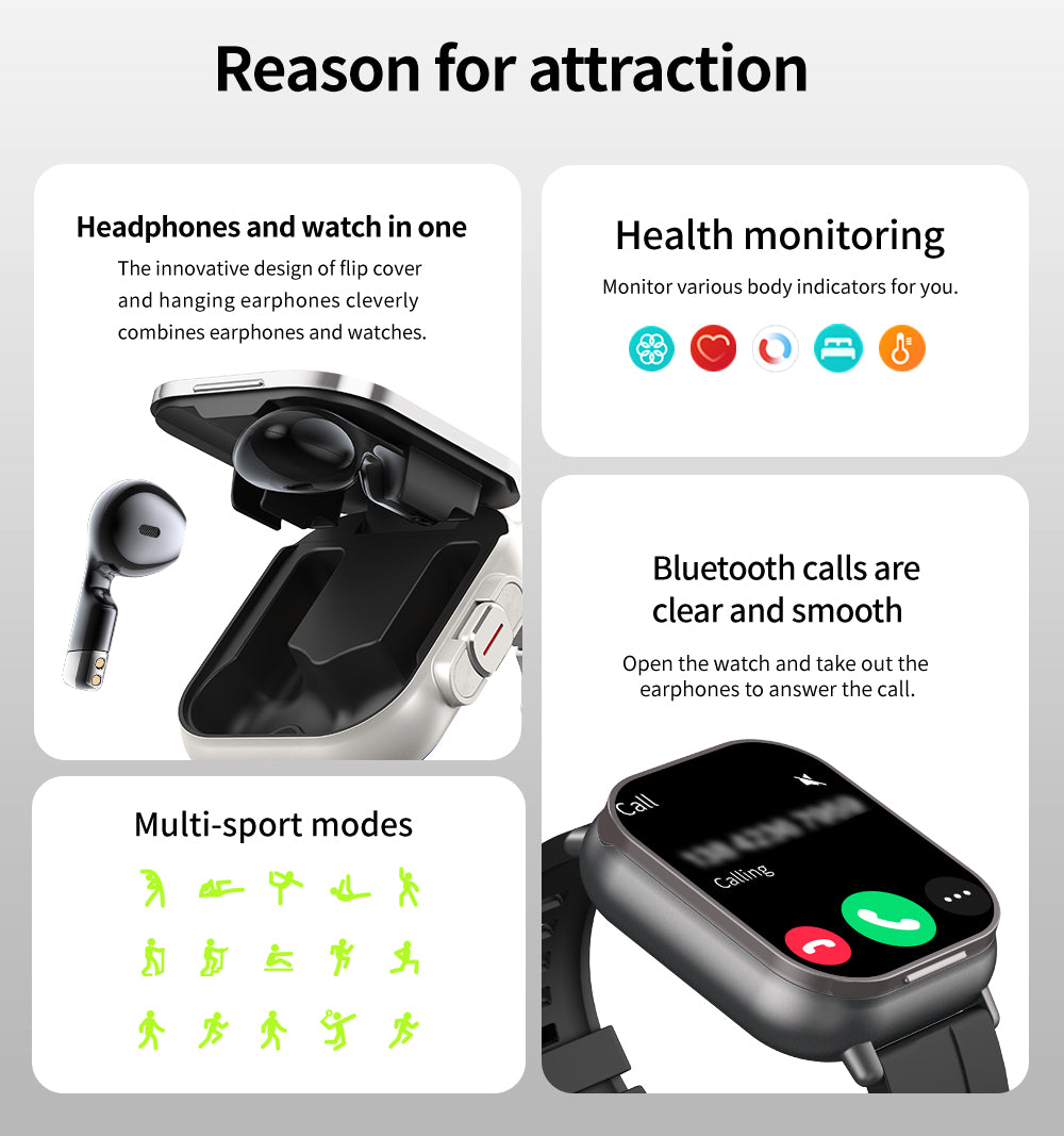 Stylish Call headset smartwatch