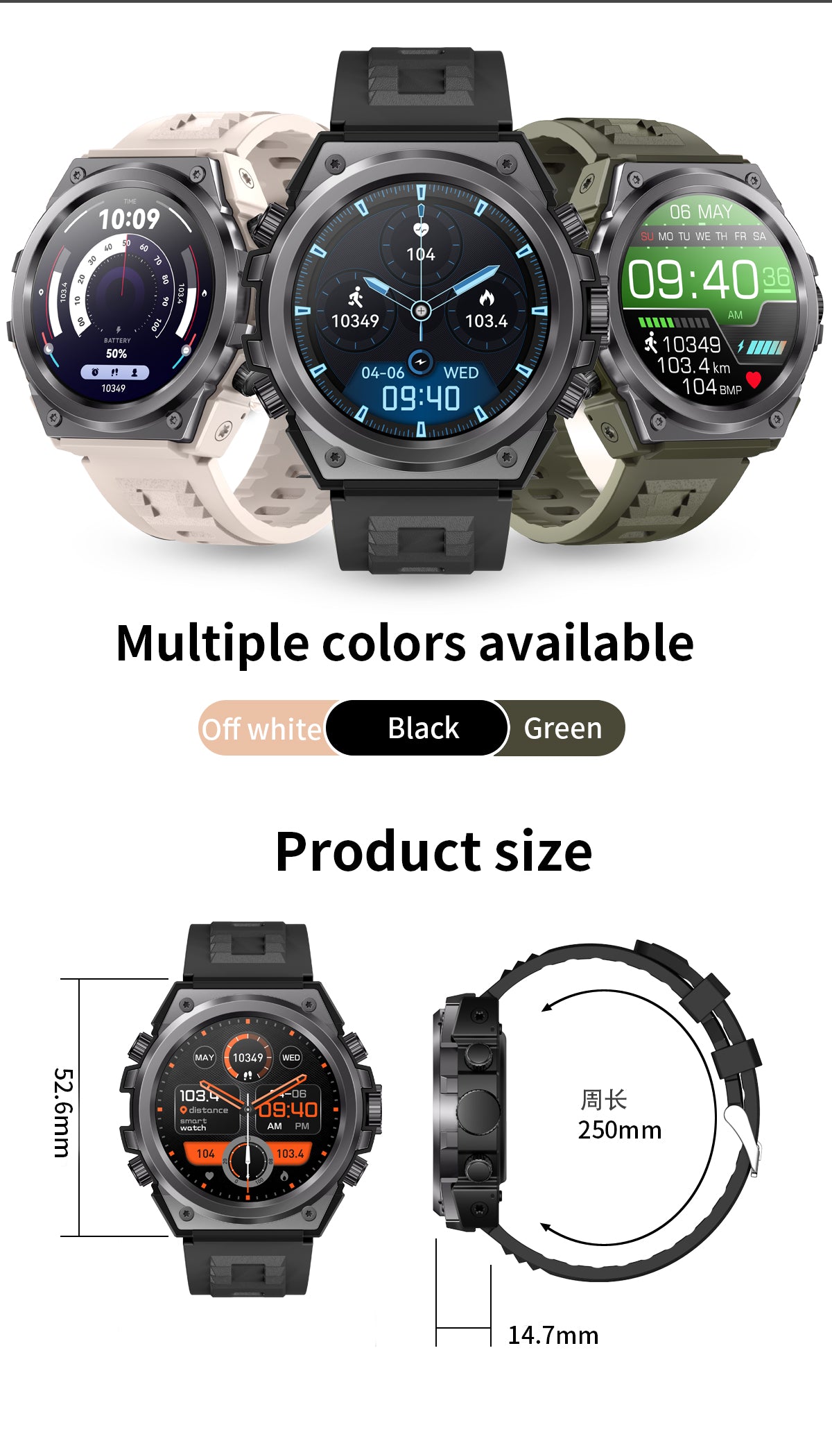 Stylish Outdoor Sports smartwatch