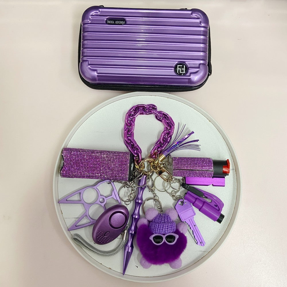 Keychain With Portable Mini Suitcase