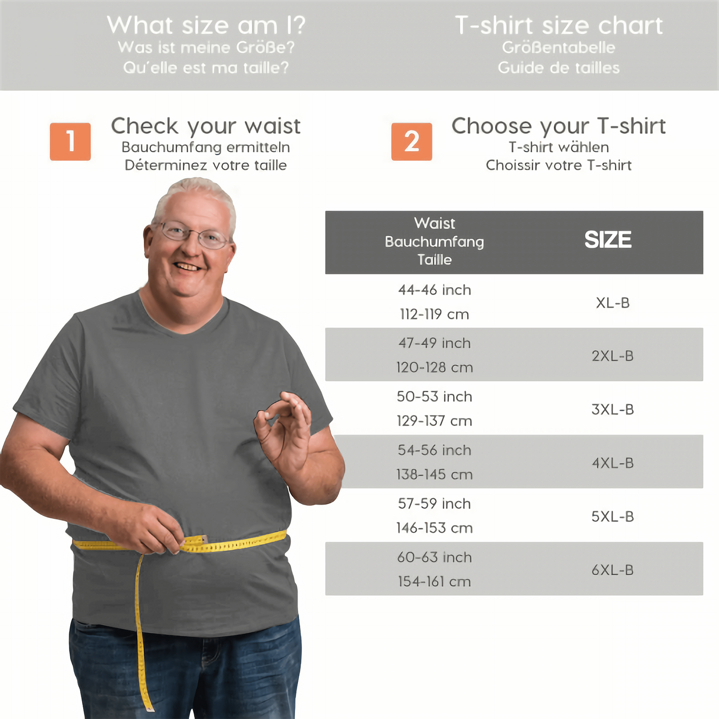 Men's Plus Size T-shirt