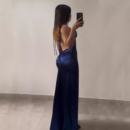 Summer High-grade Y2g Sexy Backless Spaghetti Straps Hot Girl Dress