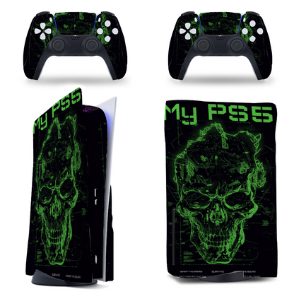 Custom Sticker for PS5 Controller PS5 Console Sticker  Digital Version and Disc Version