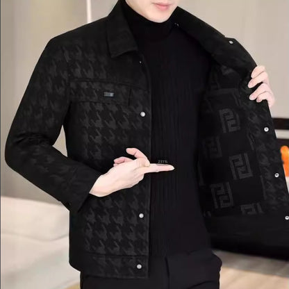 Short Lapels Casual Jacket Coat Male