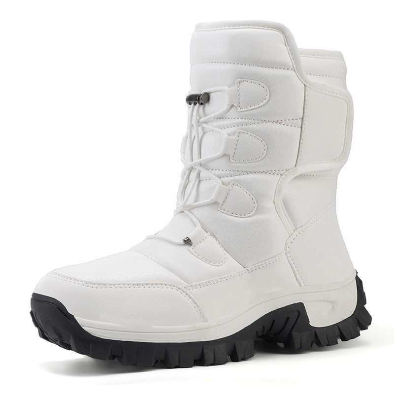 Men And Women Fleece-lined Warm Snow Boots