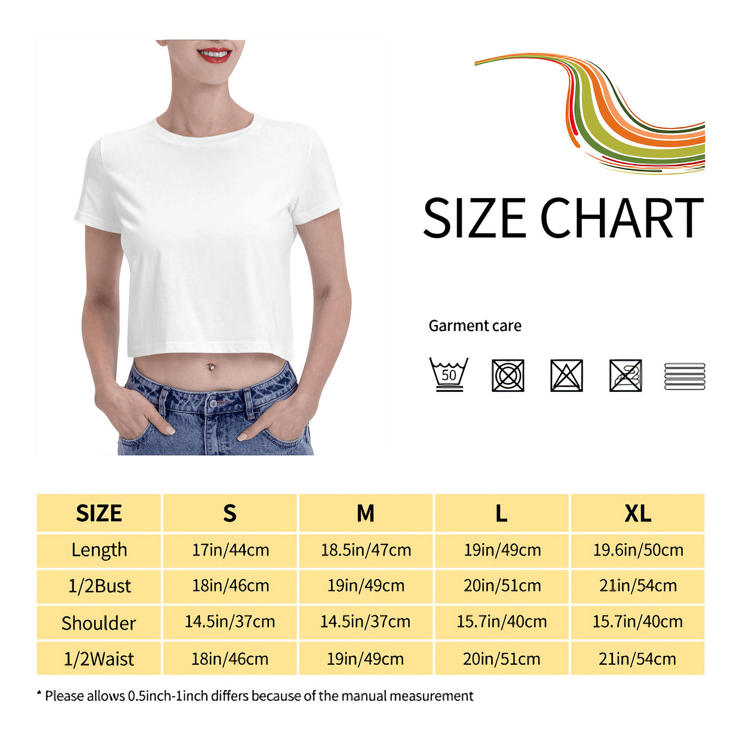 Women's Crop Top T-shirt