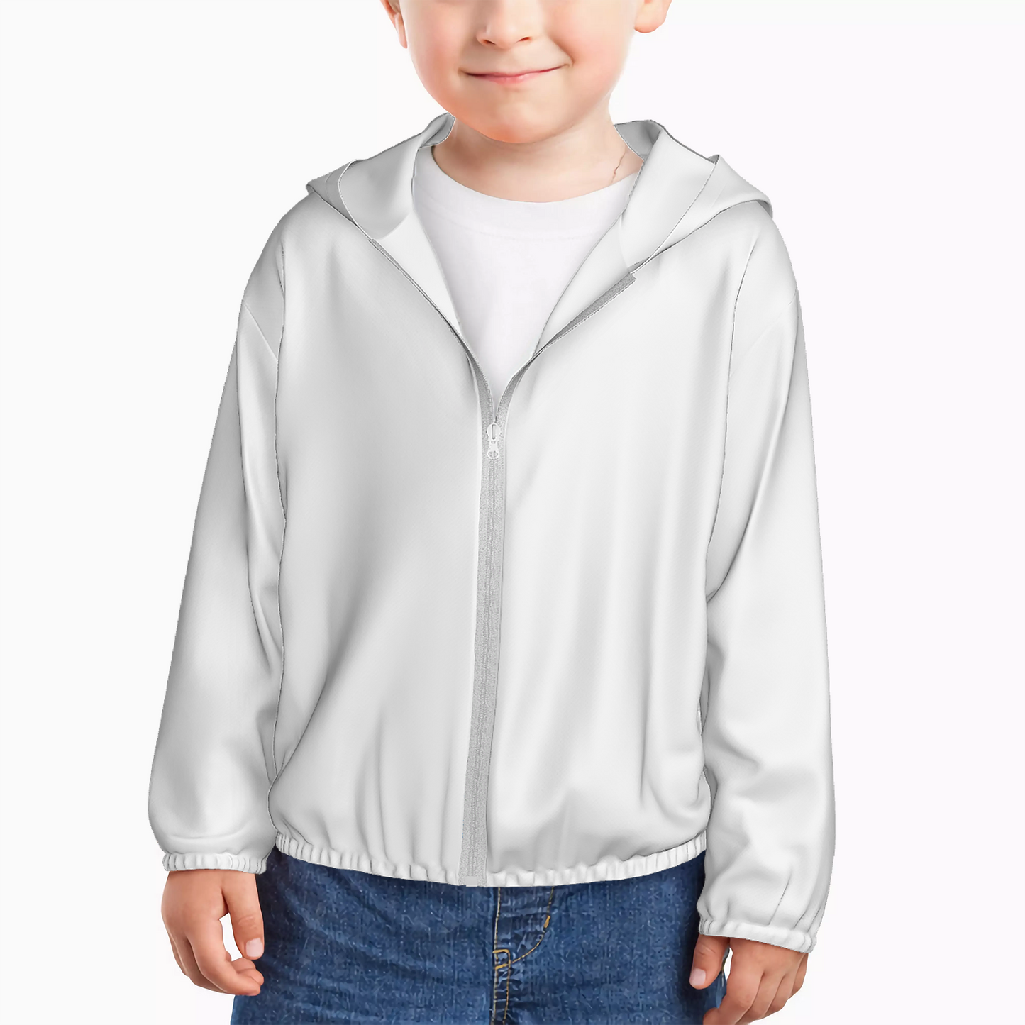 Kids Sun Protective Lightweight Zipper Hoodie