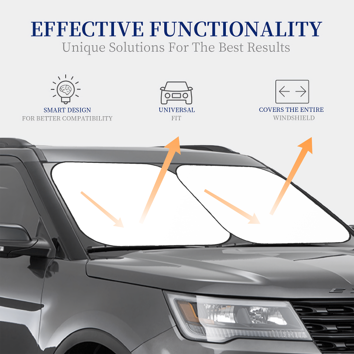 Foldable Car Sun Shade (2 pieces)