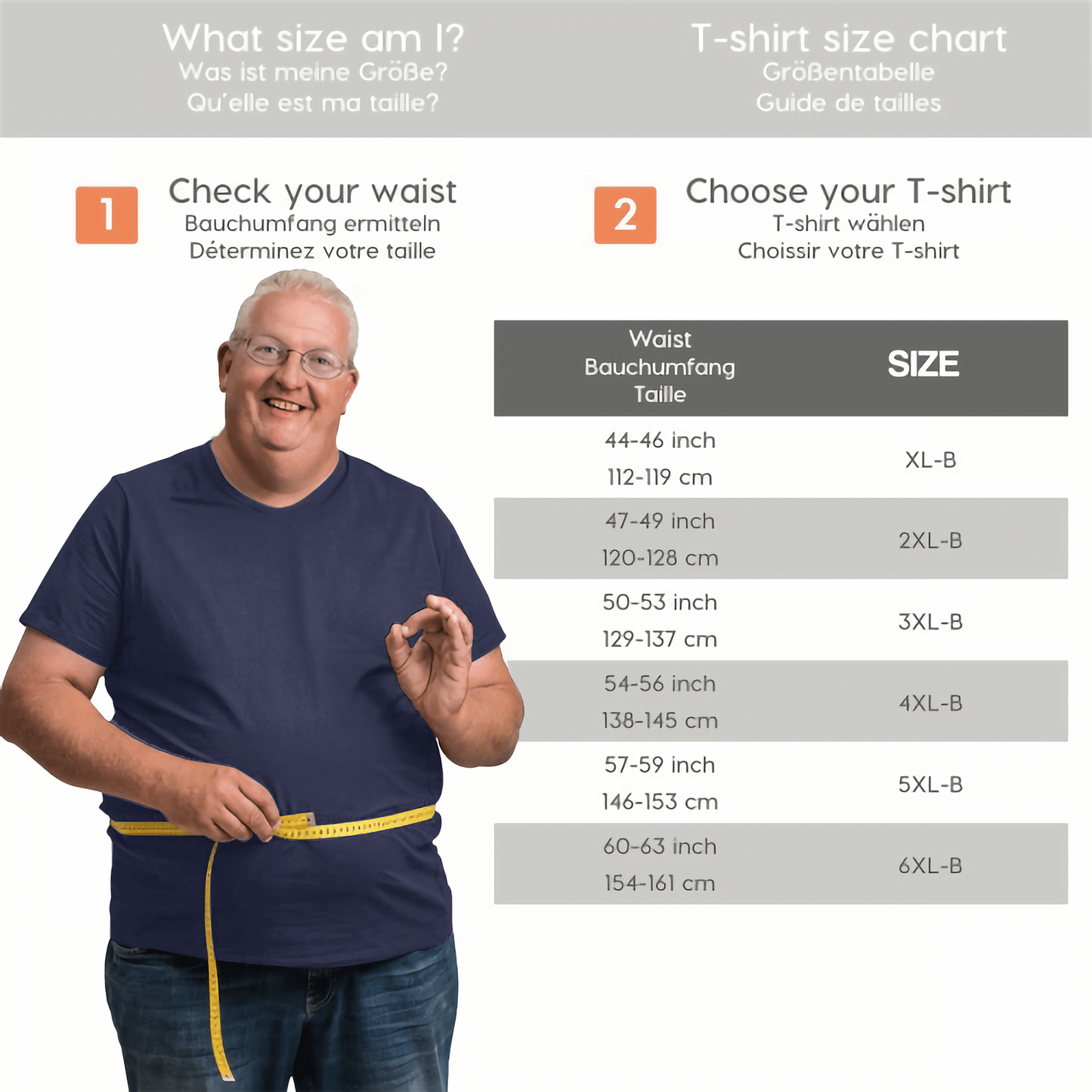 Men's Plus Size T-shirt