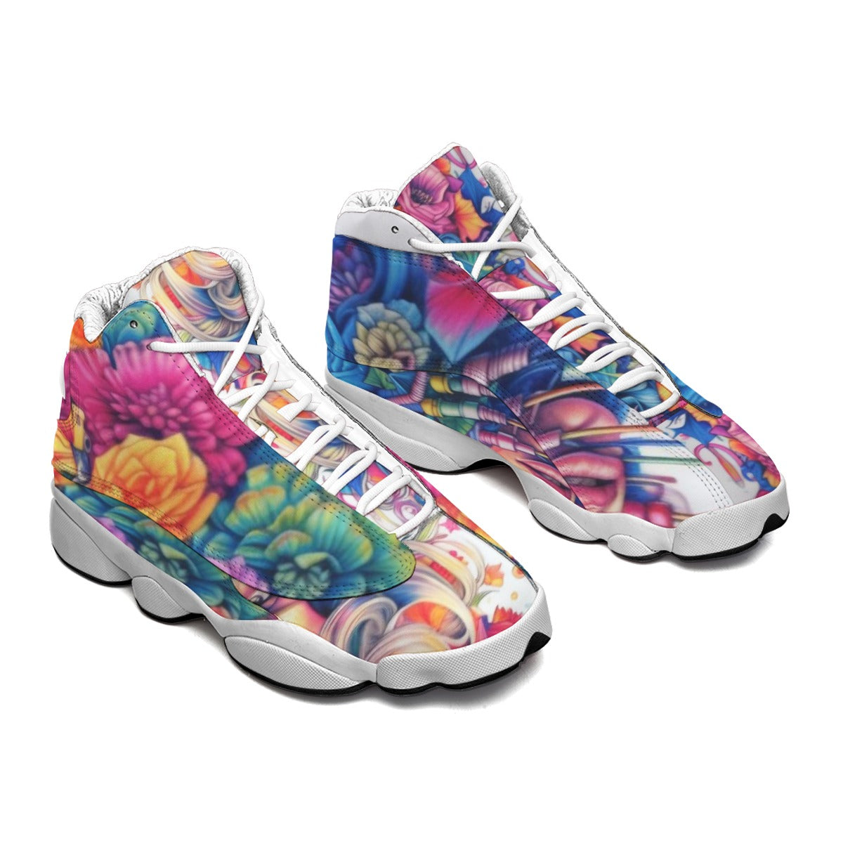 Women's Curved Basketball Shoes With Thick Soles